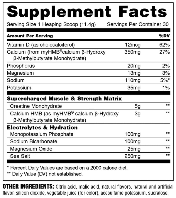 Animal Creatine HMB+™ Powder - 327 g