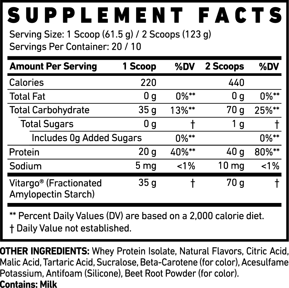 Ghost Clear Gains Protein 1230g