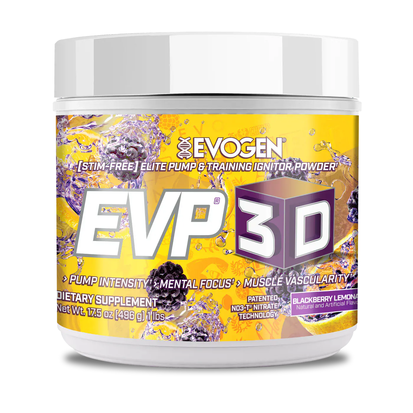 Evogen Evogen EVP-3D - 40 Servings 40/20 servings / Blackberry Lemonade Muscle Pump Formula