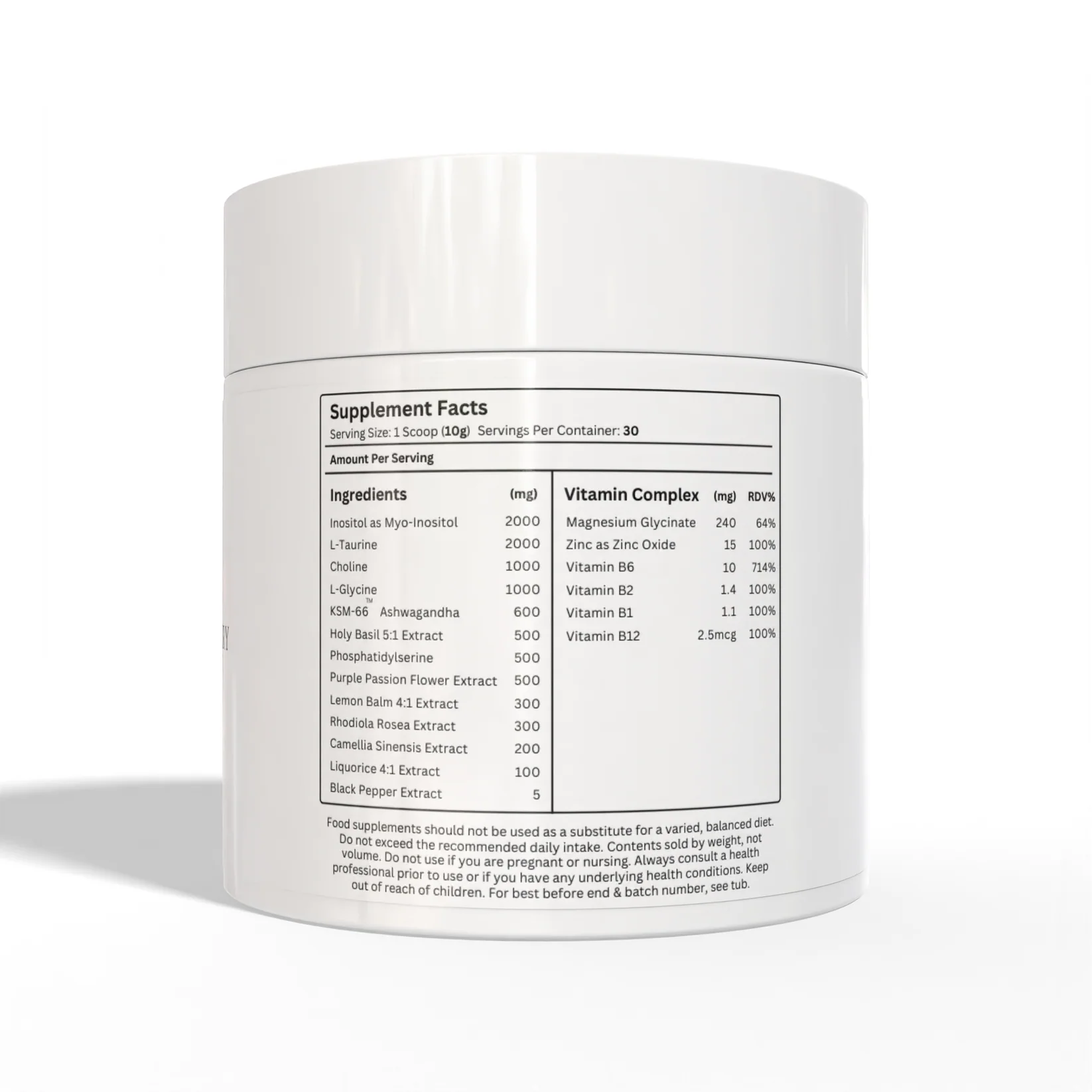 Apex Formulas Stress Recovery - 30 Servings