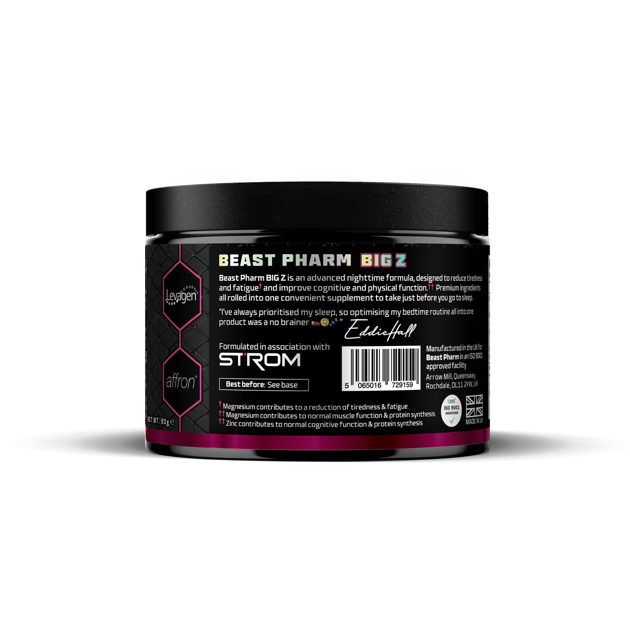 Beast Pharm Big Z Powder 30 Servings / Sour Cherry Advanced Nighttime Formula