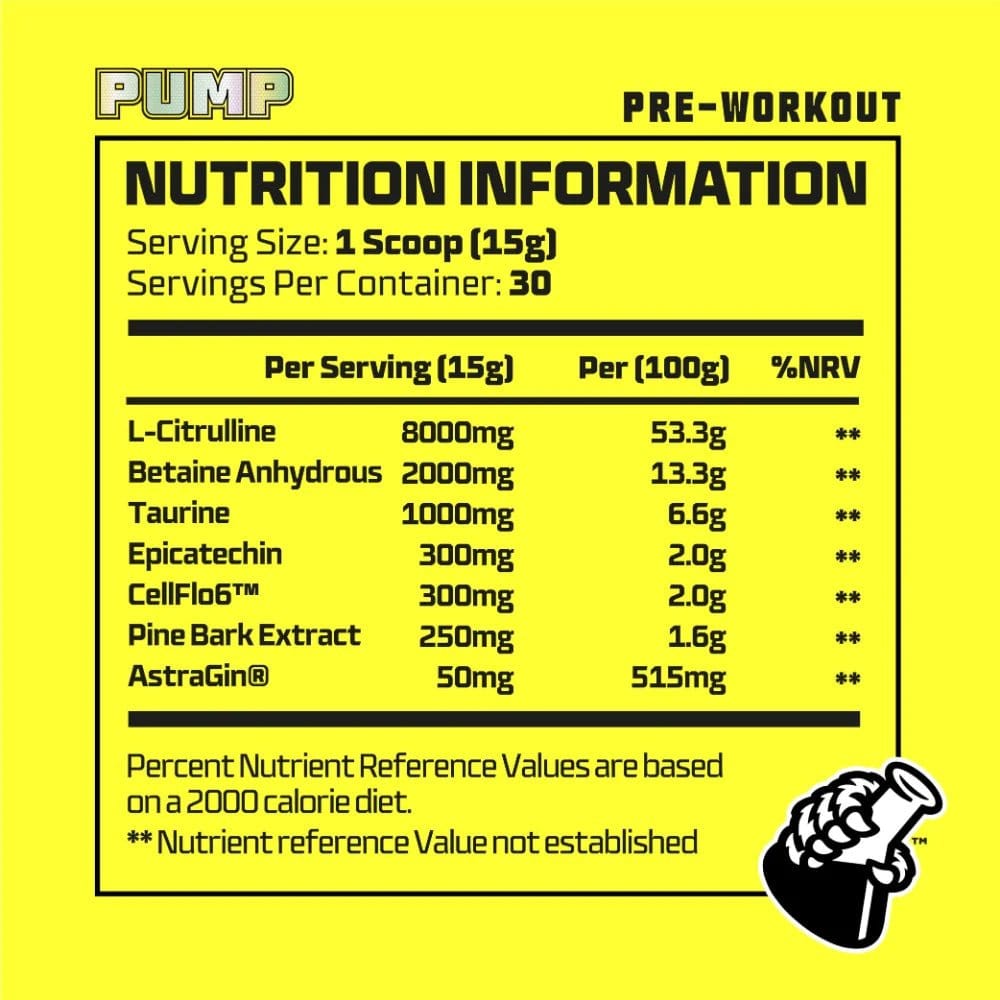 Beast Pharm Pump Stim Free Pre-Workout