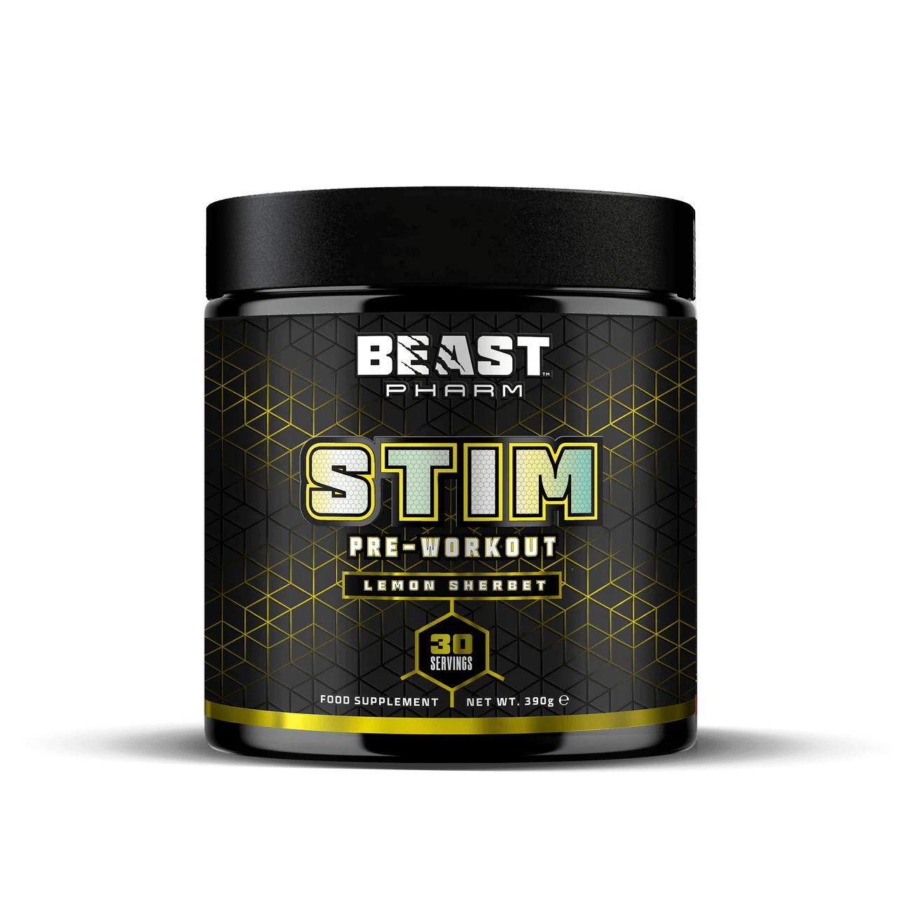 Beast Pharm Stim Pre-Workout 30 Servings / Lemon Sherbert Hi-Stim Pre-Workout