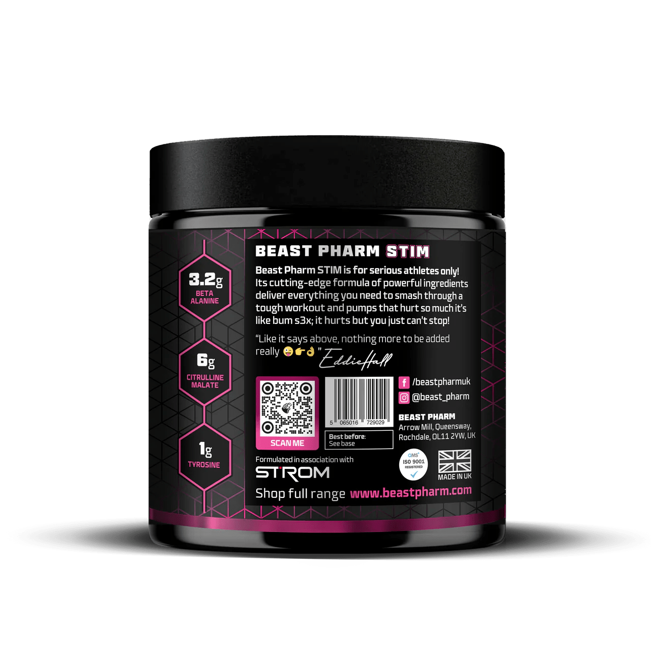 Beast Pharm Stim Pre-Workout Hi-Stim Pre-Workout