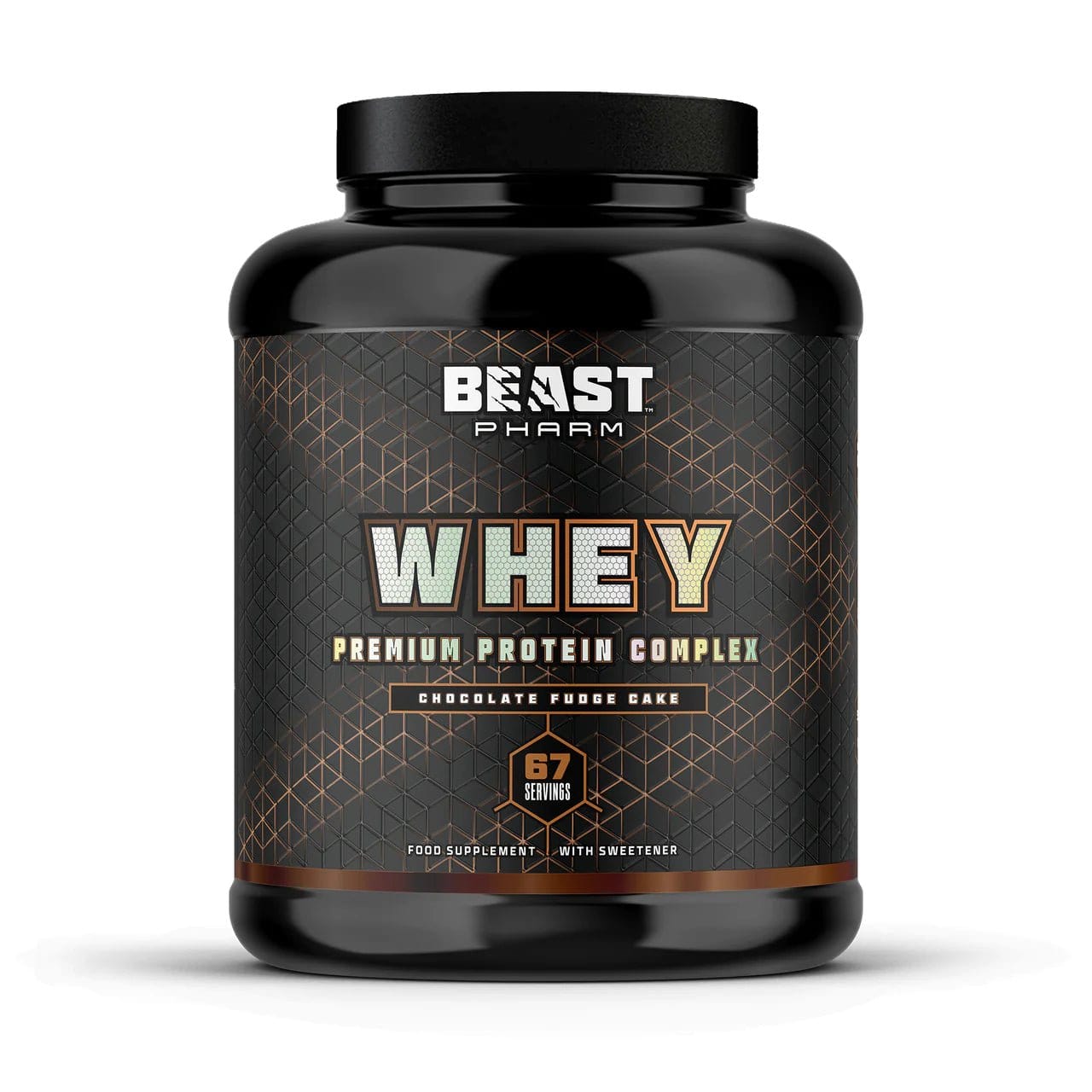 Beast Pharm Whey Premium Protein Complex 2kg / Chocolate Fudge Cake Whey Protein Blend