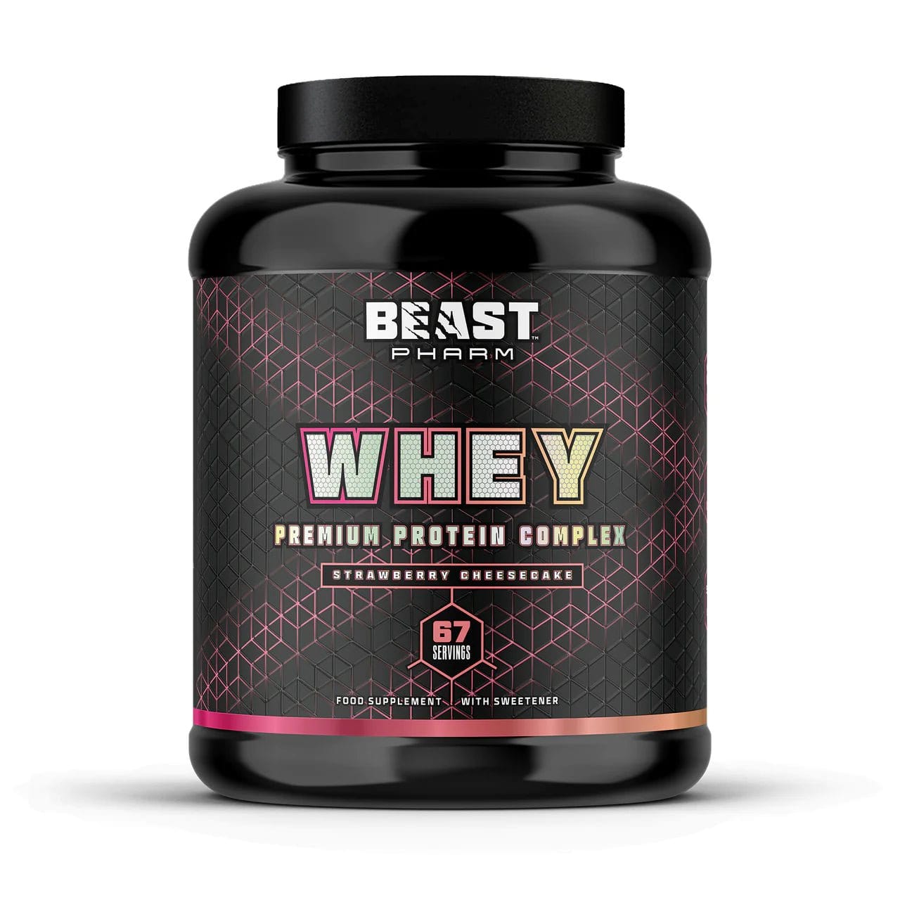 Beast Pharm Whey Premium Protein Complex 2kg / Strawberry Cheesecake Whey Protein Blend