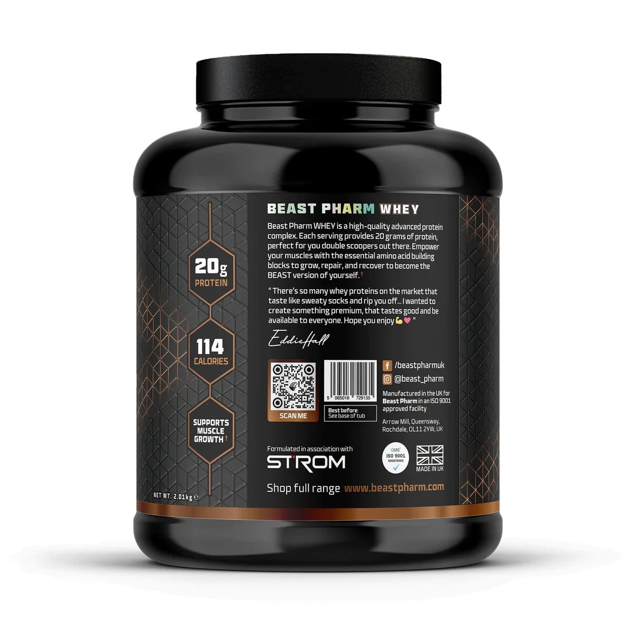 Beast Pharm Whey Premium Protein Complex Whey Protein Blend