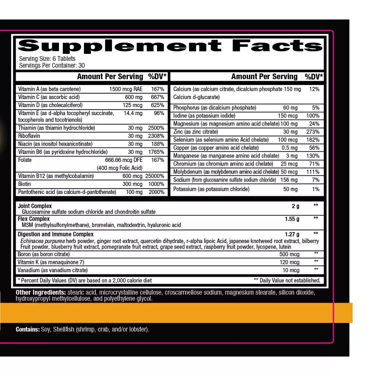 Controlled Labs Orange Triad 270 Tablets Multivitamin