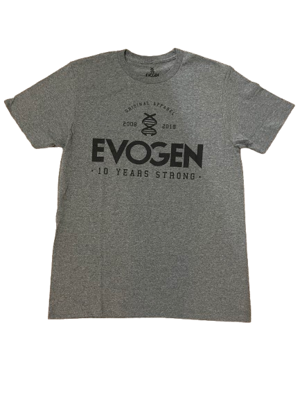 Evogen Grey 10 Years Strong T-Shirt