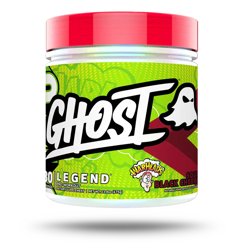GHOST GHOST® LEGEND® V4 - 30 Servings 30 Servings / Warheads Sour Black Cherry Pre-Workout
