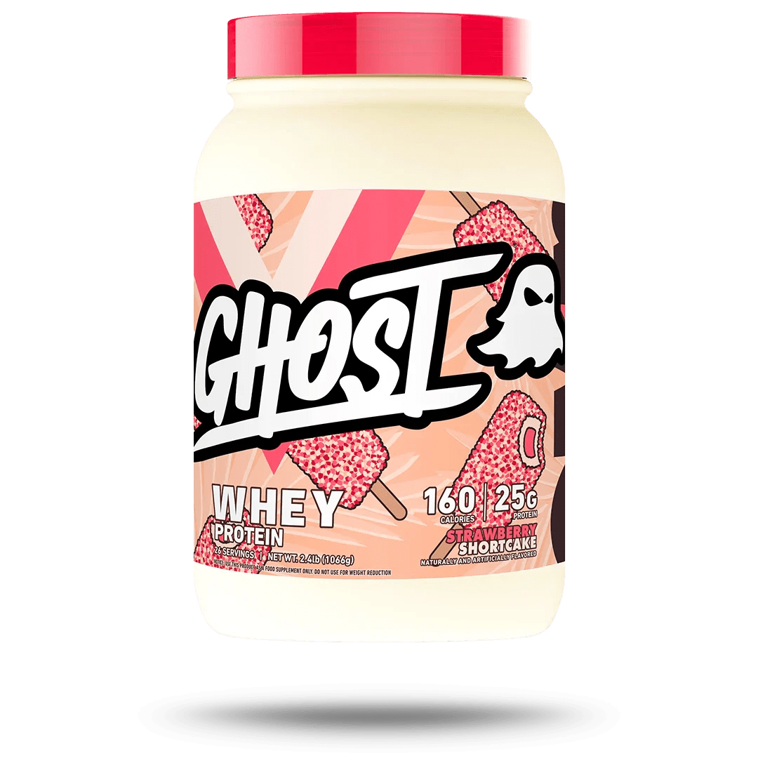 GHOST GHOST® WHEY 2lb 2 lb / Strawberry Shortcake 100% Whey Protein