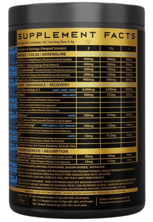 Illegal Nutrition Premium Pre-Workout Pre-Workout