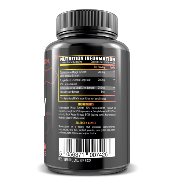 Lycan Labs Anabolic Fury Testo Charge 60 Capsules Natural Muscle Builder