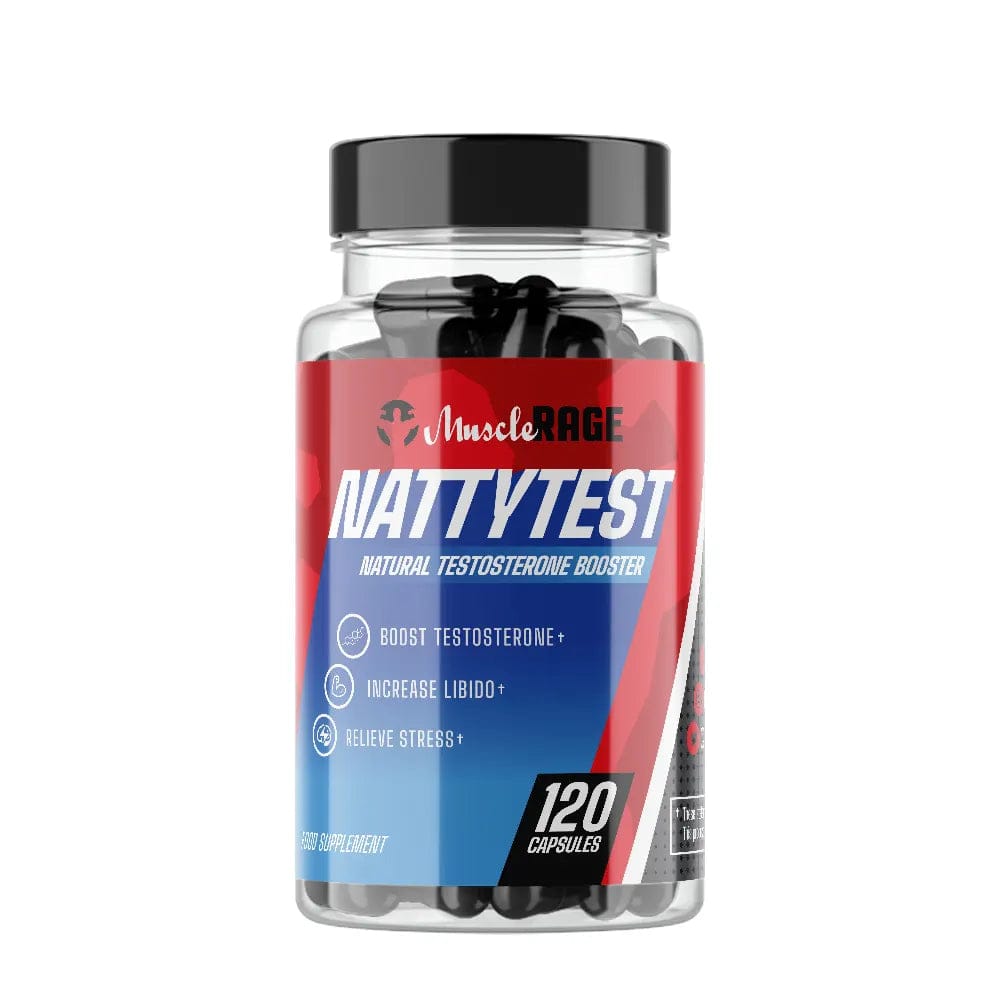 Muscle Rage NattyTest 120 Capsules Test Booster