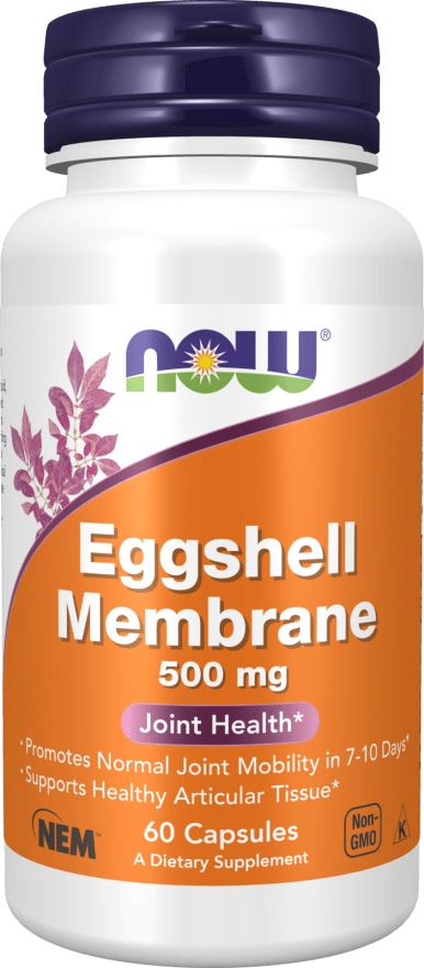 NOW Foods Eggshell Membrane 500mg 60 Veg Capsules Eggshell Membrane