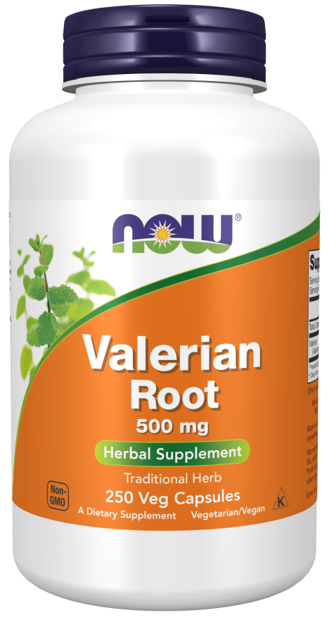 NOW Foods Valerian Root 250 Veg Capsules Traditional Herb