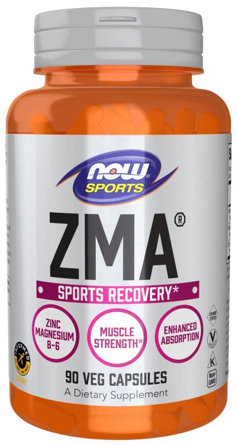 Now Foods ZMA 90 Veg Capsules Zinc, Magnesium, B-6