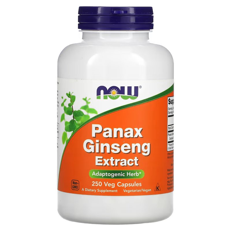 Now FoodsPanax Ginseng 500mgHerbal ExtractRED SUPPS