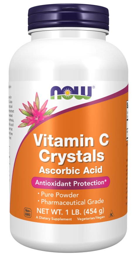 Now FoodsVitamin C CrystalsVitamin C PowderRED SUPPS