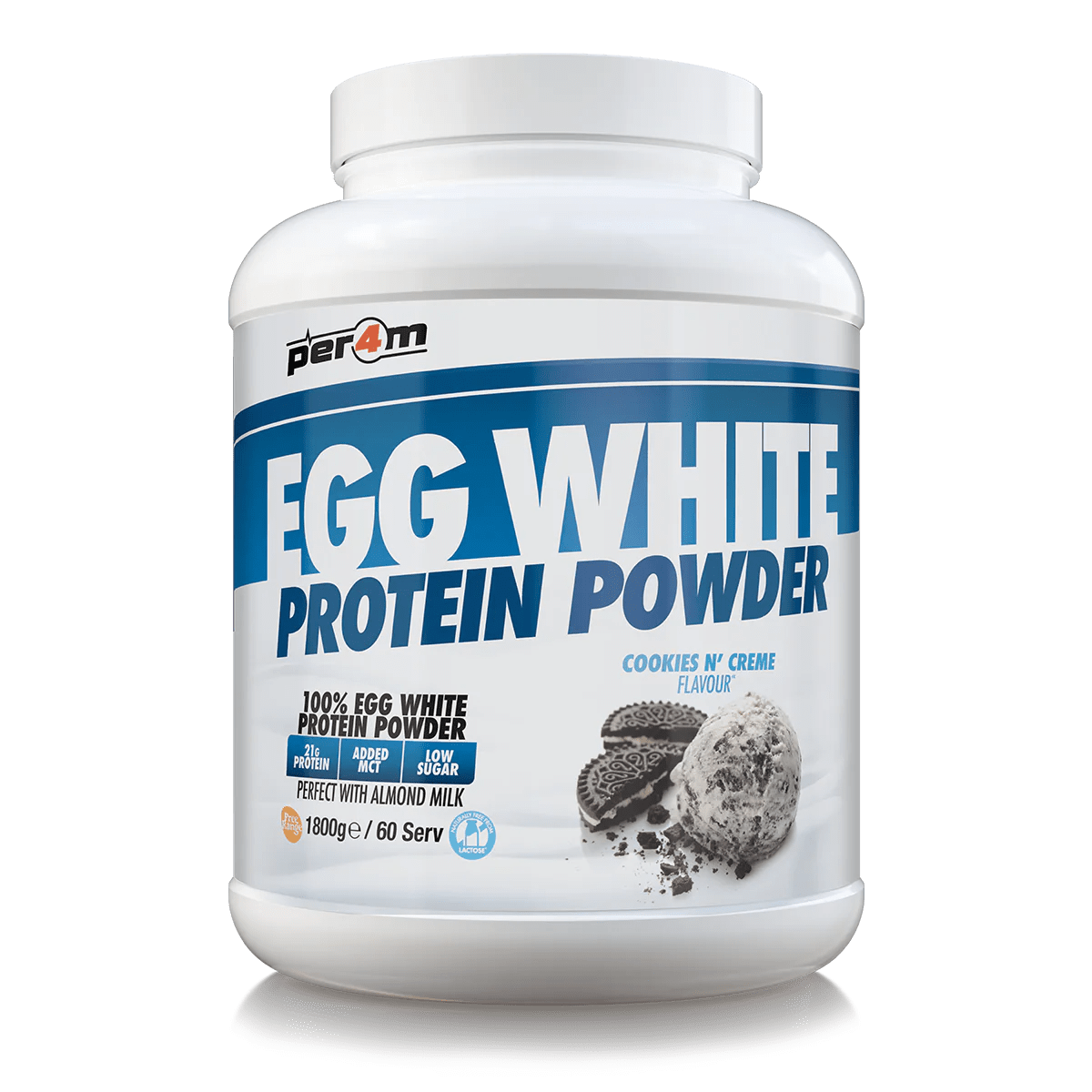 Per4m Egg White Protein 1.8kg 1.8kg / Cookies N Cream Egg White Protein