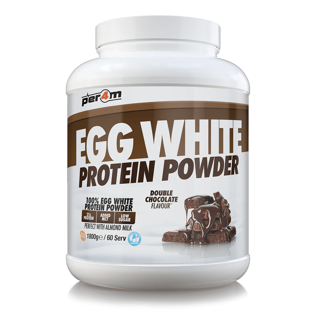 Per4m Egg White Protein 1.8kg 1.8kg / Double Chocolate Egg White Protein