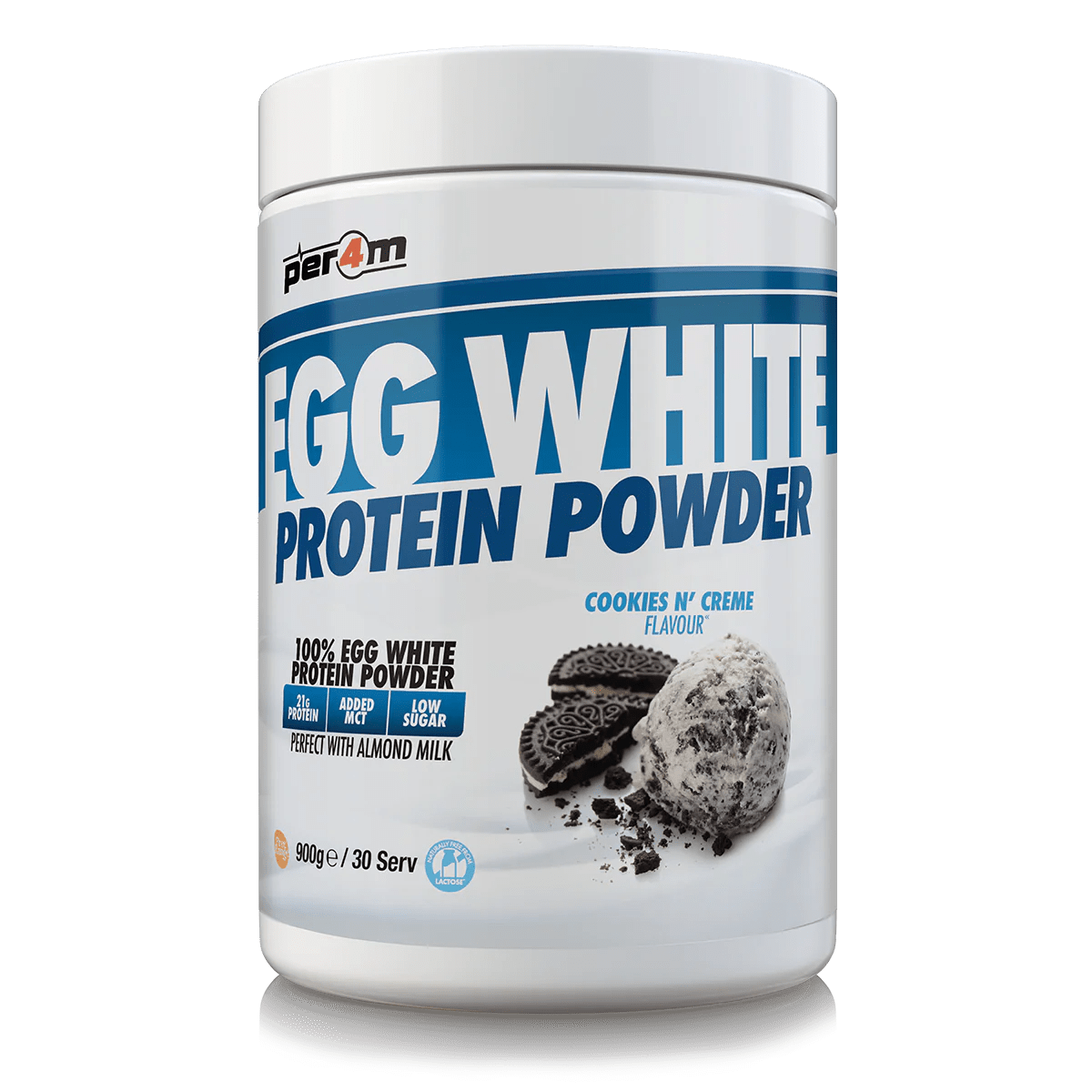 Per4m Egg White Protein 900g 900g / Cookies N Cream Egg White Protein