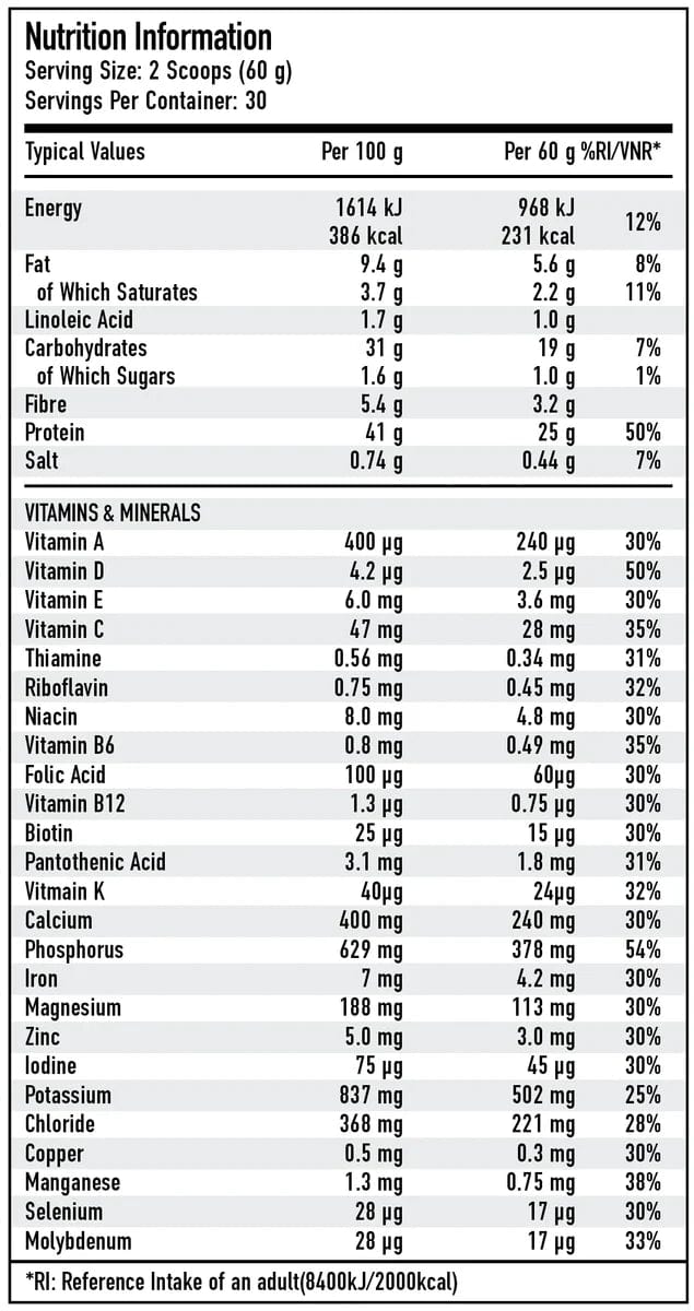 Per4m Per4m Meal Replacement 900g Whole Foods Meal Replacement