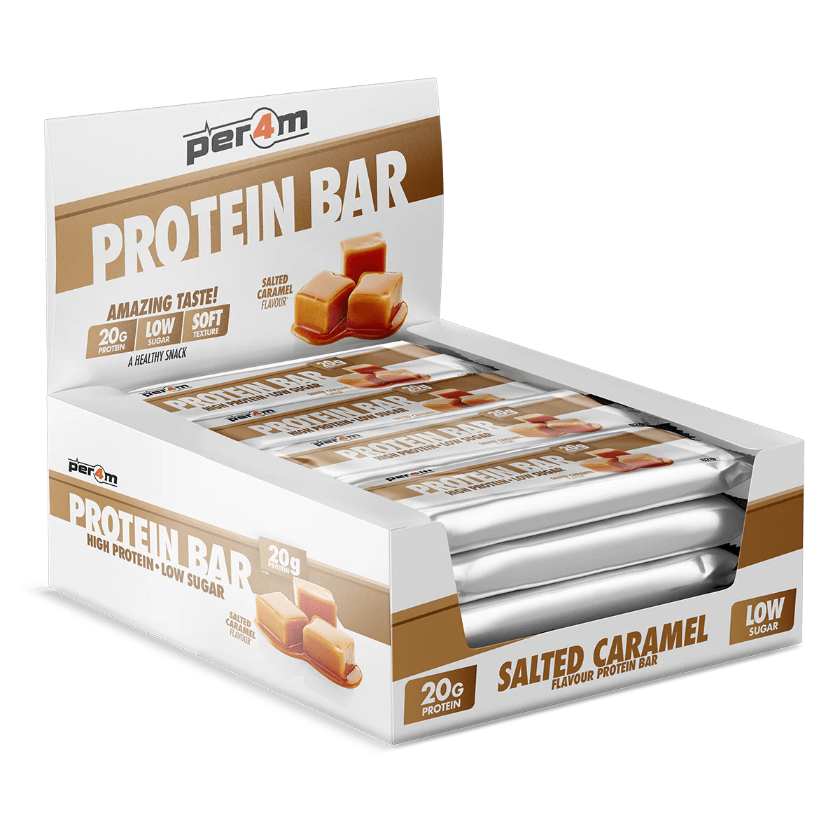 Per4m Per4m Protein Bars 12x62g 12x62g / Salted Caramel Protein Bars