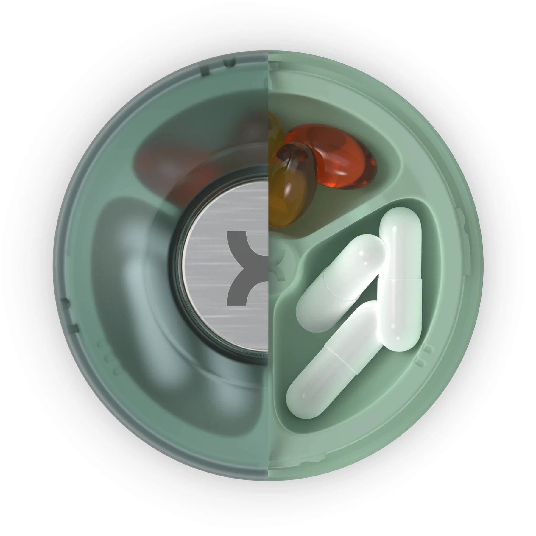 PROMiXX Core Vitamin & Supplement Case Seagrass Green Vitamin & Supplement Case