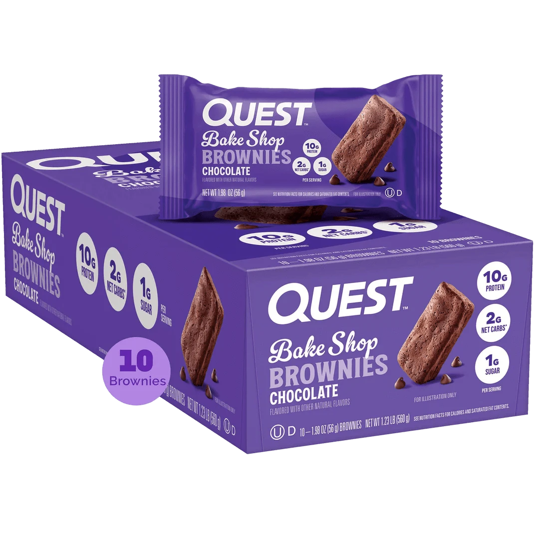 Quest Nutrition Brownie 10x56g 10x56g / Chocolate Protein Brownie