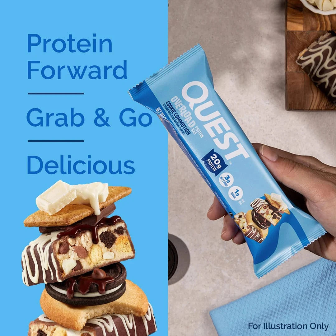 Quest Nutrition Overload Protein Bar 12x60g Protein Bars