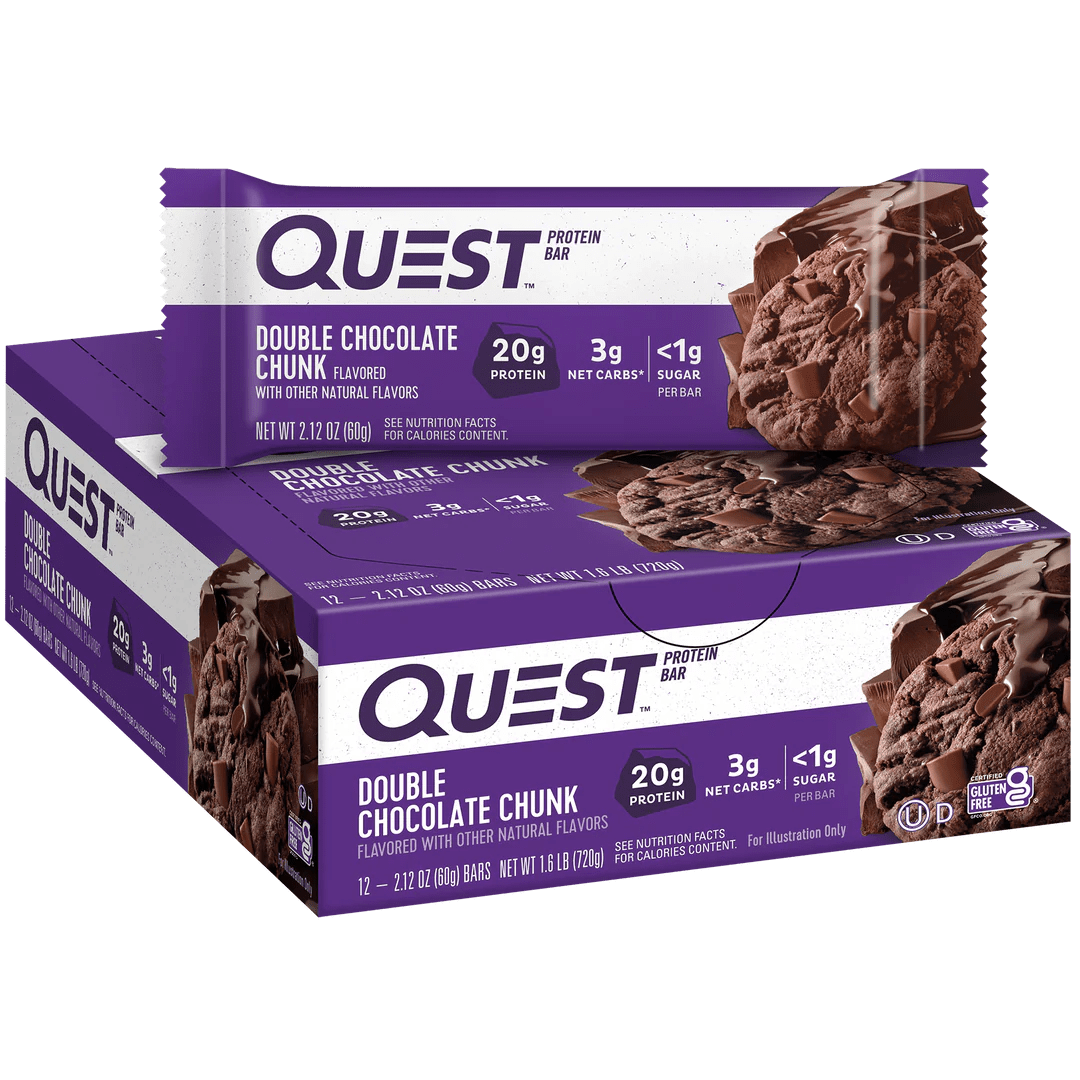 Quest Nutrition Quest Nutrition Protein Bar 12x60g 12 x 60g / Double Chocolate Chunk Protein Bars