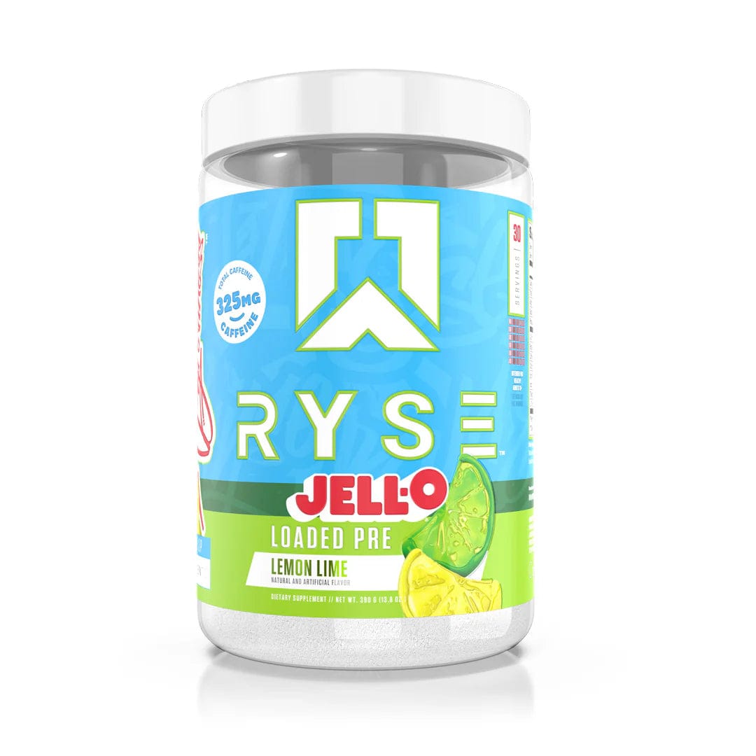 RYSE Loaded Pre 30 servings / Jell-O Lemon Lime Pre-Workout