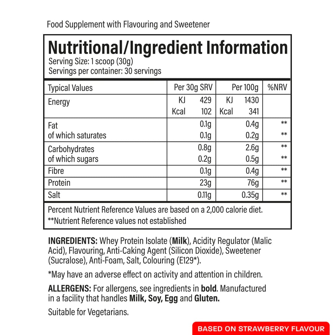 Trained By JP Clear ISO 900g Clear Whey Isolate