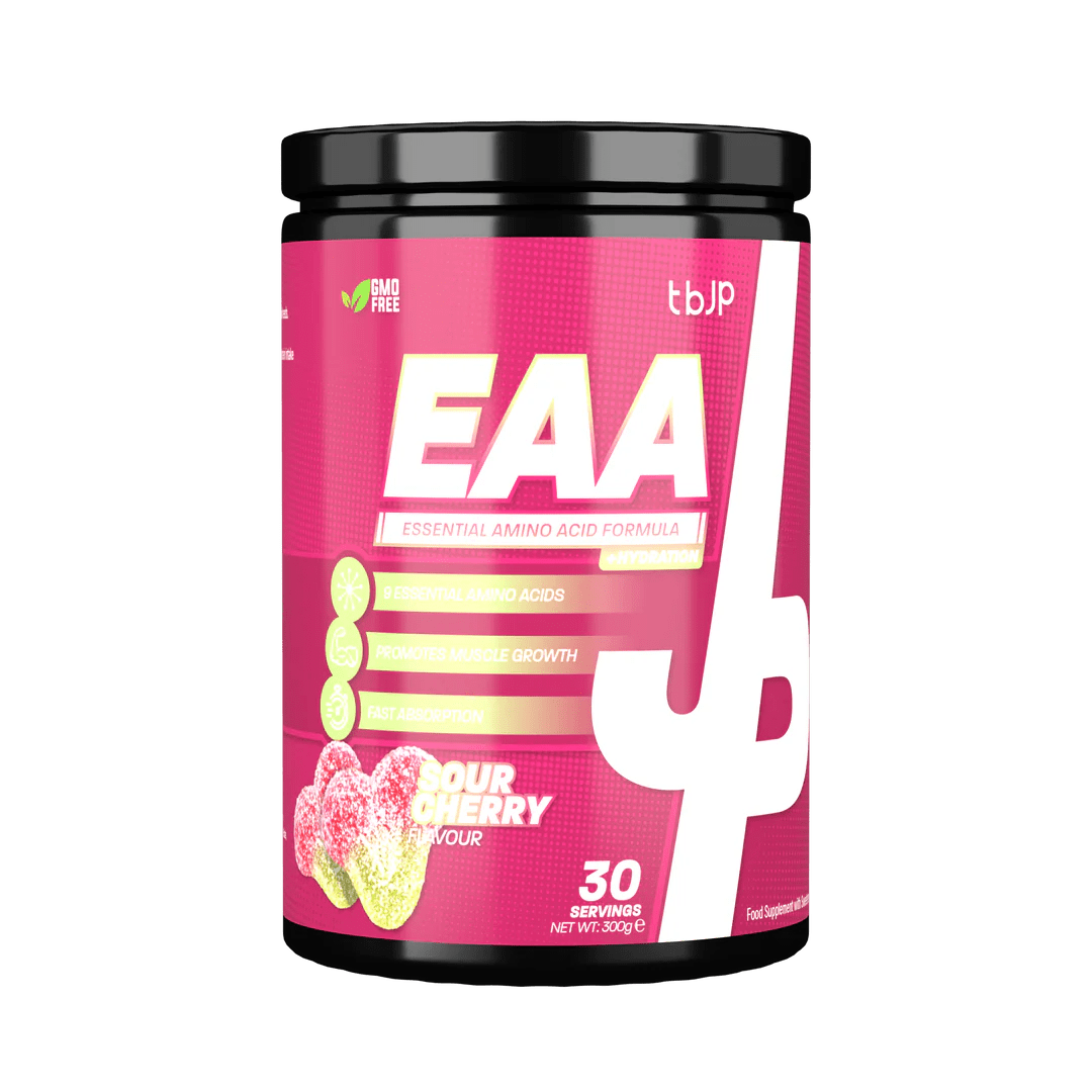 Trained By JP EAA + Hydration 30 Servings / Sour Cherry EAA + Hydration