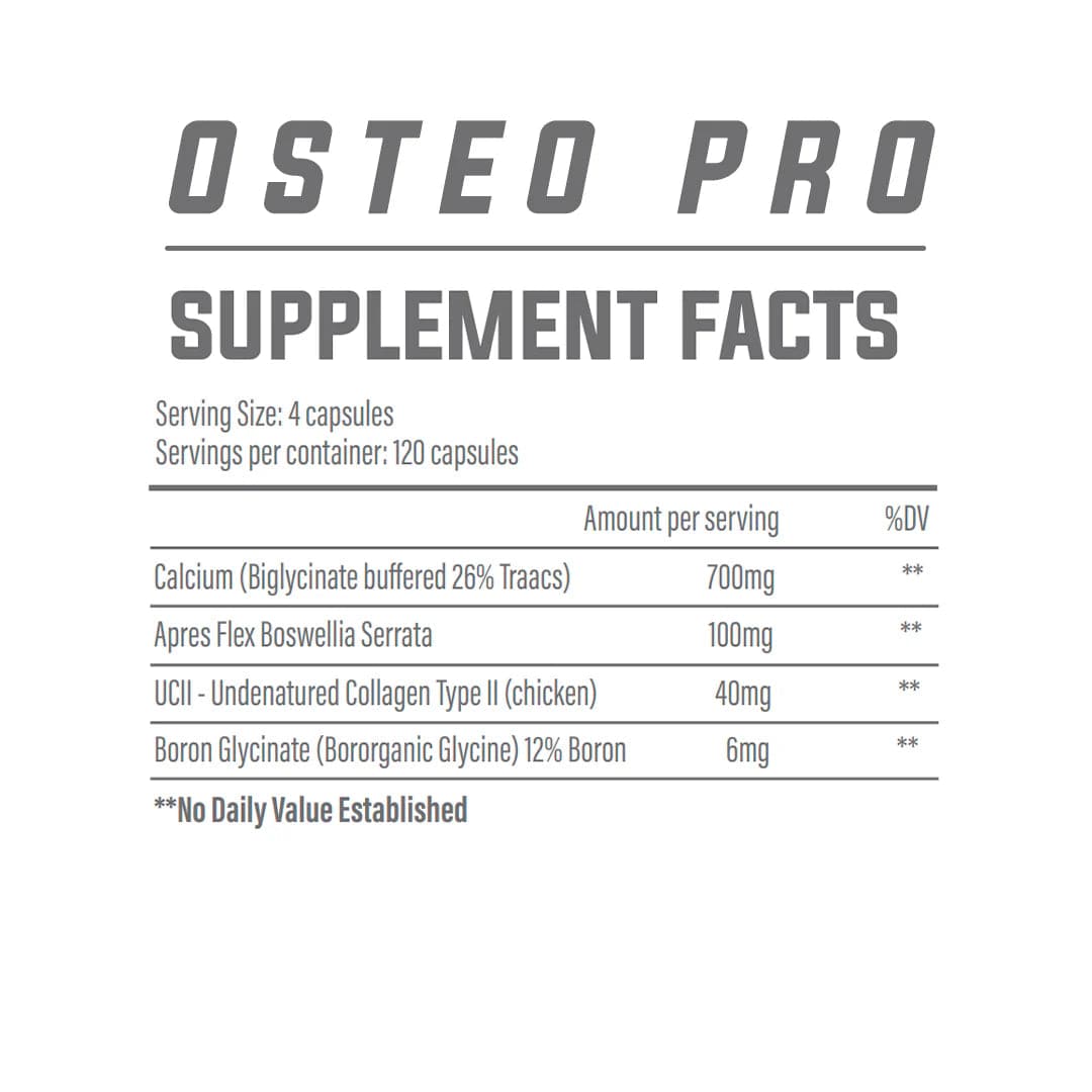 Trained By JP Osteo Pro 120 Capsules Joint Support Formula