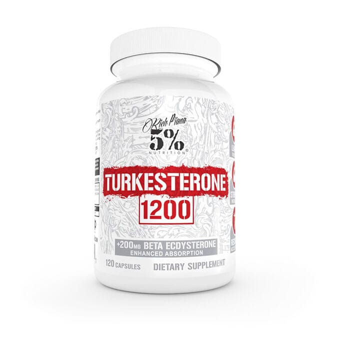 5% Nutrition Turkesterone 1200 Natural Muscle Builder 120 Caps Natural Muscle Builder