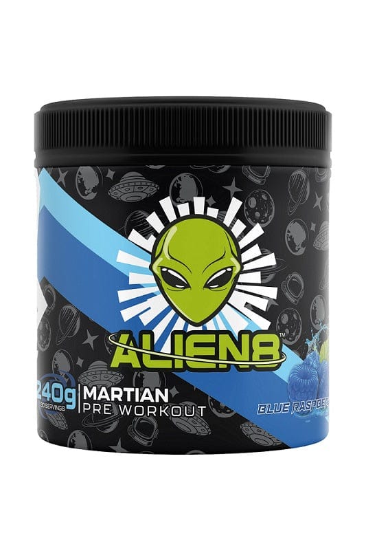 Alien8 Martian 40 servings / Blue Raspberry Stimulant Pre-Workout