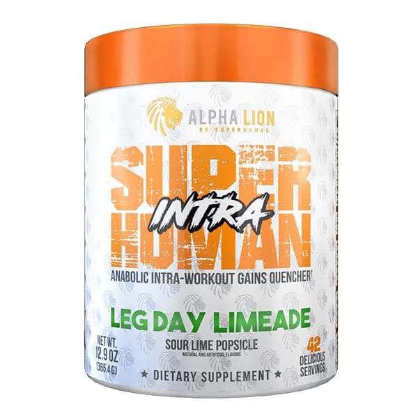 Alpha Lion SuperHuman Intra - BCAA/EAA Formula 42/21 servings / Leg Day Limeade BCAA/EAA FORMULA