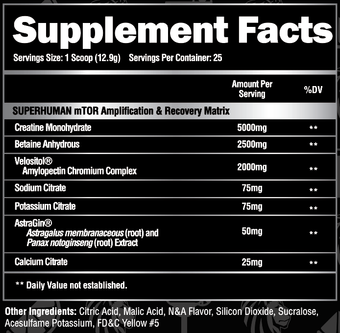 Alpha Lion SuperHuman Post Post Workout Formula