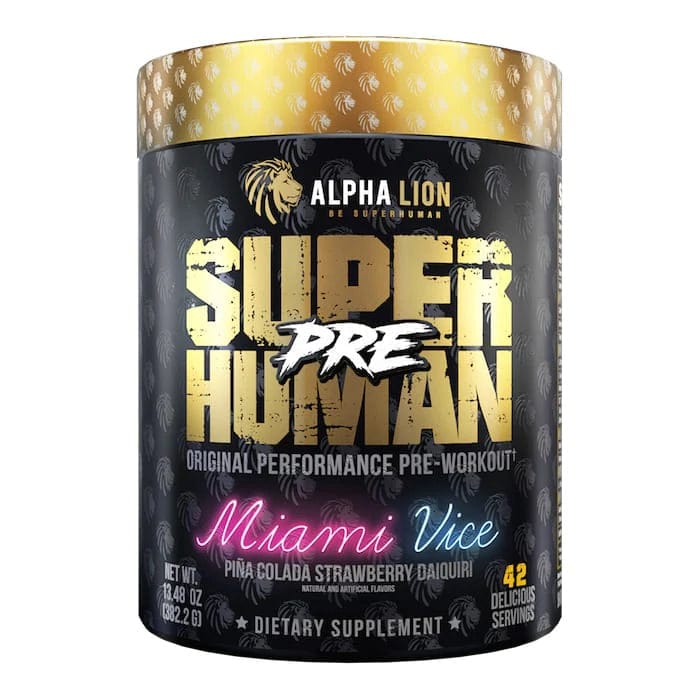 Alpha Lion SuperHuman Pre-Workout 42/21 servings / Miami Vice PRE-WORKOUT