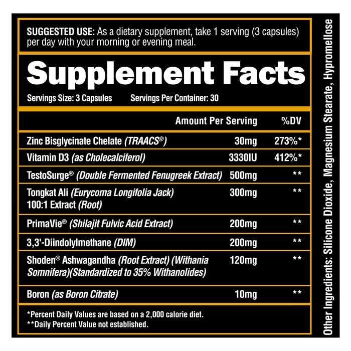 Alpha LionSuperHuman® Test - Natural Male Hormone OptimizationTESTOSTERONE BOOSTERRED SUPPS