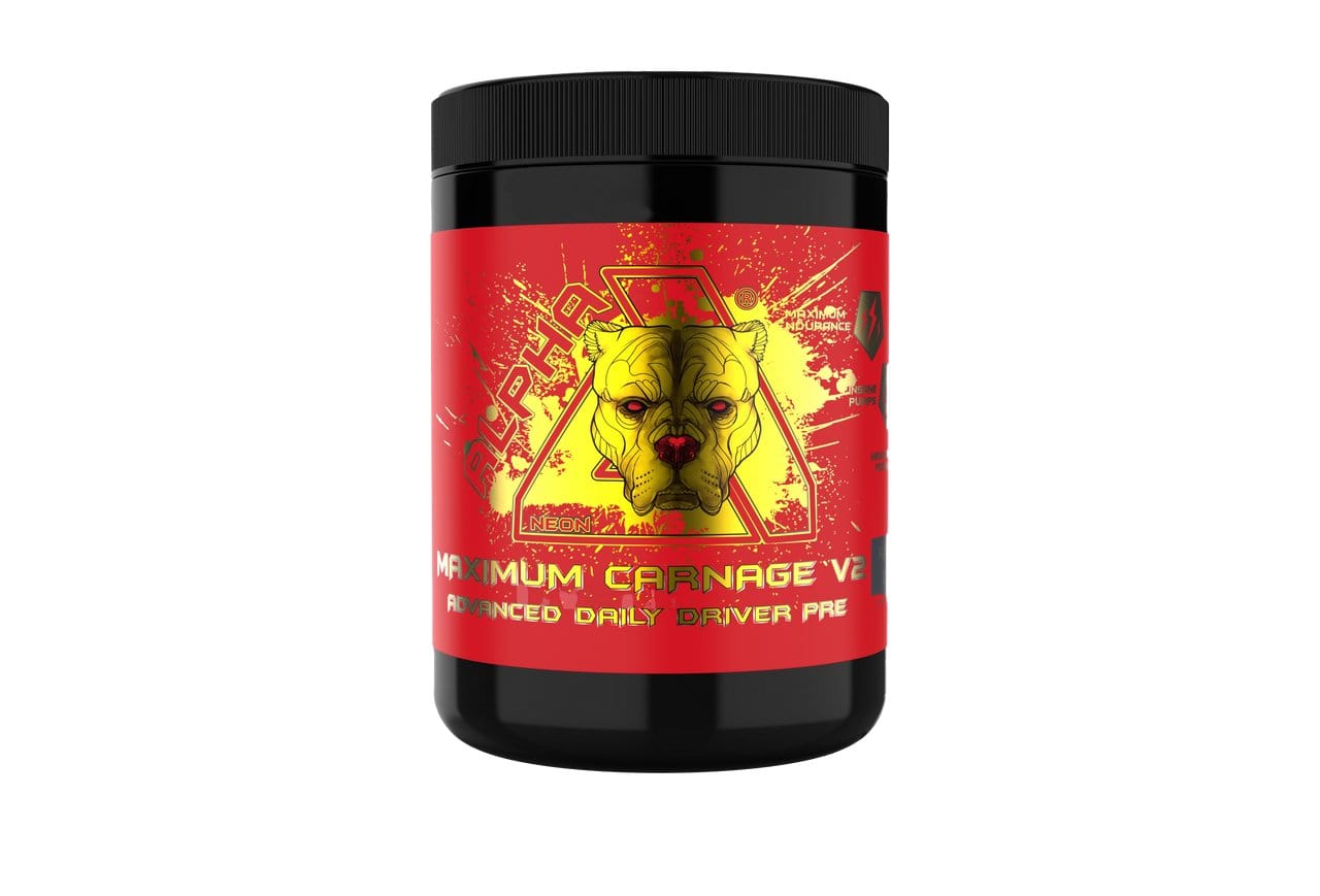 Alpha Neon Maximum Carnage V2 High Stim Pre-Workout