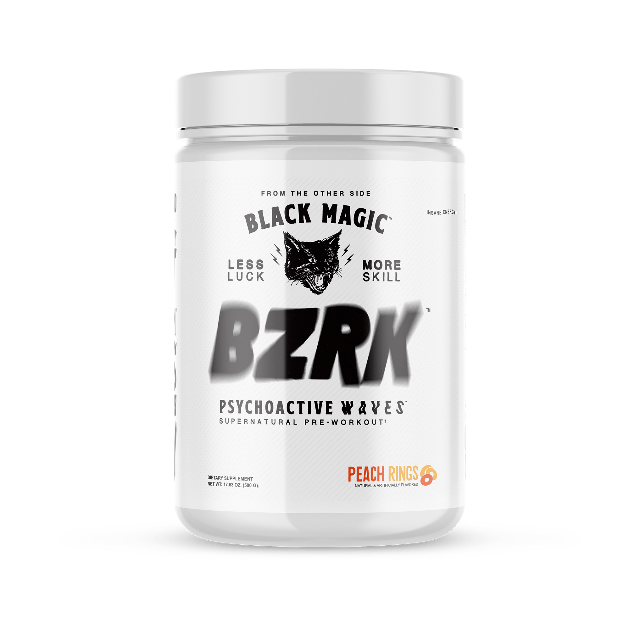 BLACK MAGIC BZRK 25 servings / Peach Rings Pre-Workout