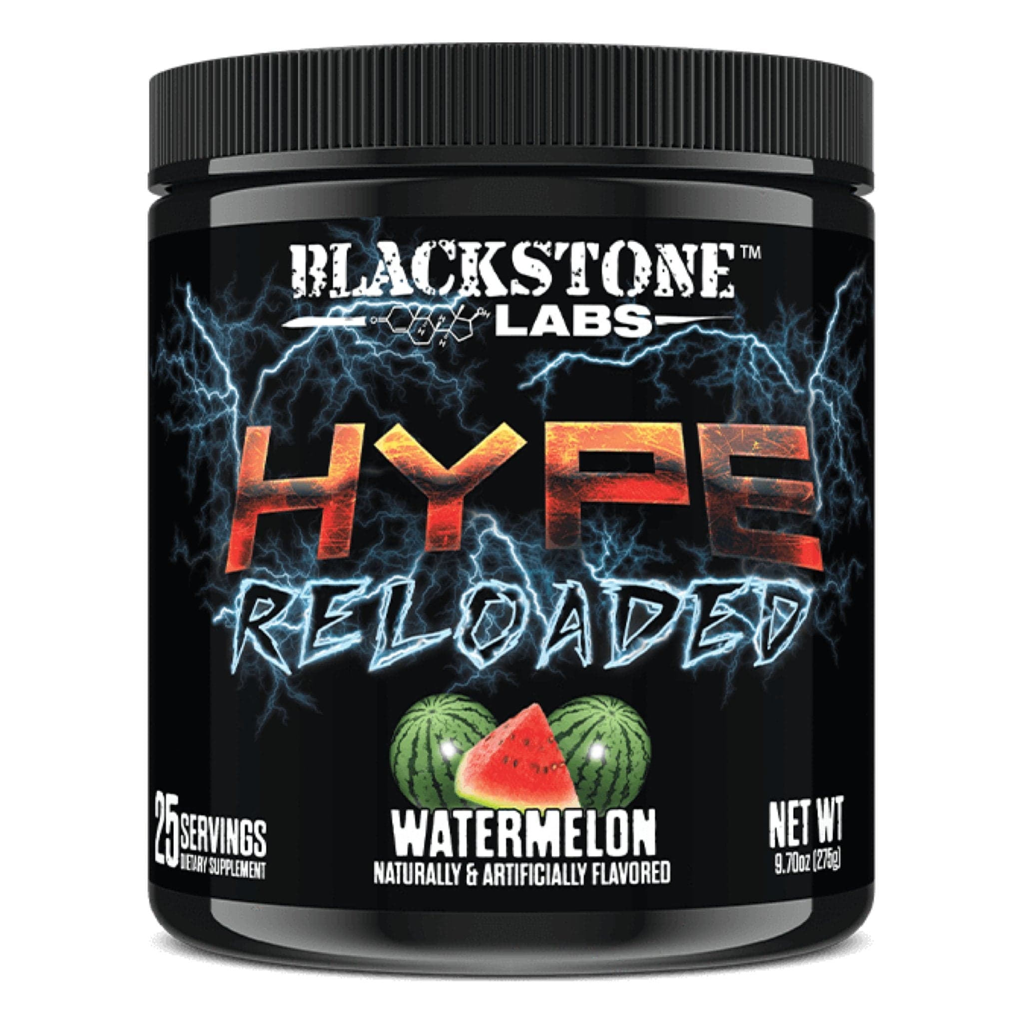 Blackstone Labs Hype Reloaded - Stim Free Pre-Workout 25 servings / Watermelon stimulant-free pre-workout