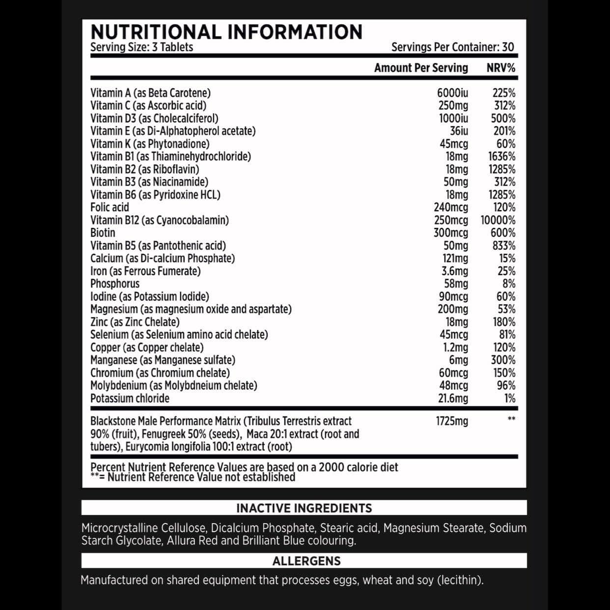 Blackstone LabsMulti - Multivitamin With Testosterone SupportMULTI-VITAMINRED SUPPS