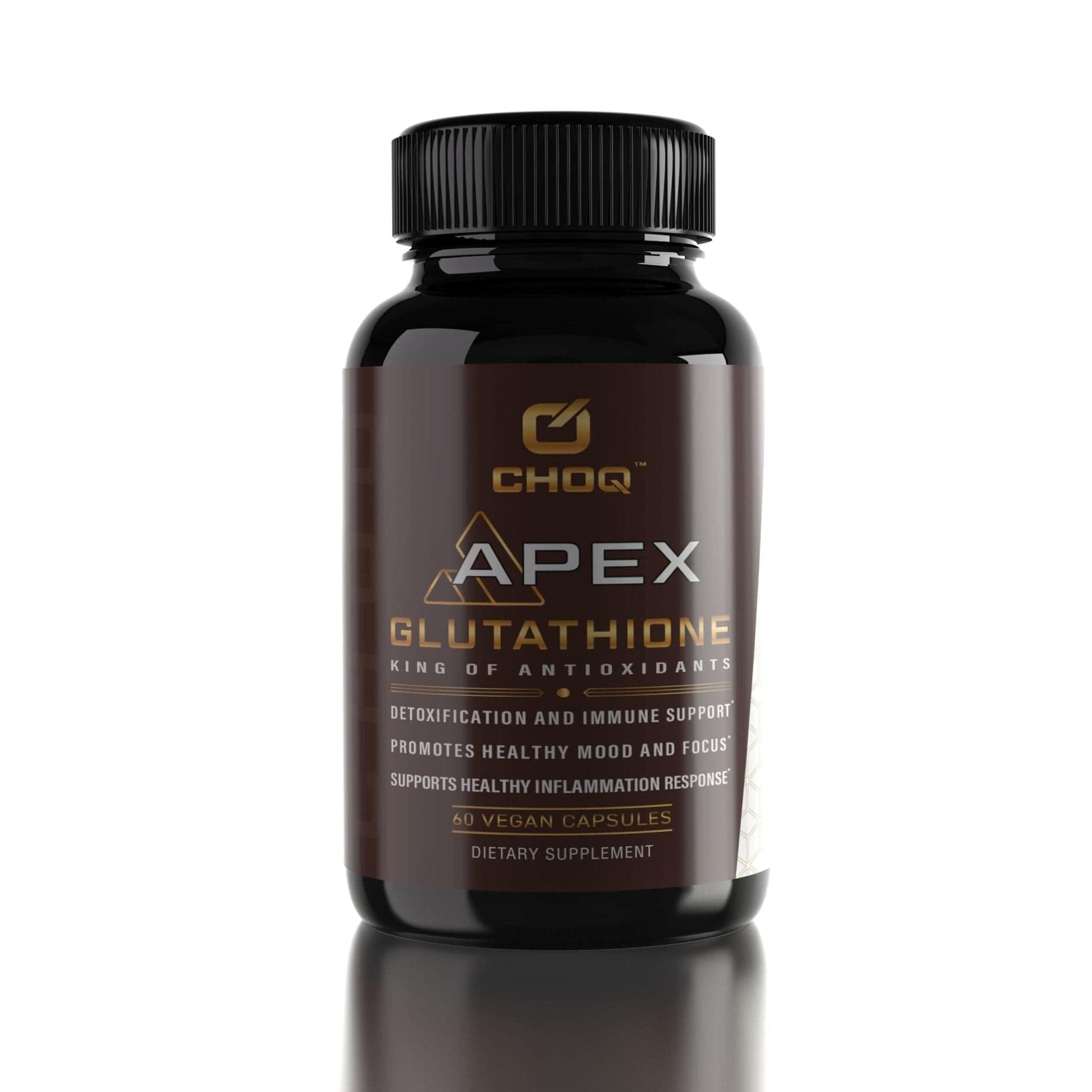 CHOQ APEX Glutathione - King of Antioxidants 60 Veggie Caps Glutathione