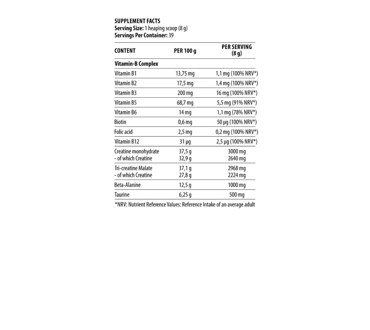 DY NutritionThe CreatineCreatine ComplexRED SUPPS