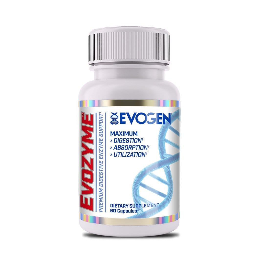 Evogen Evozyme - Premium Digestive System Support 60 Capsules Digestive Enzymes