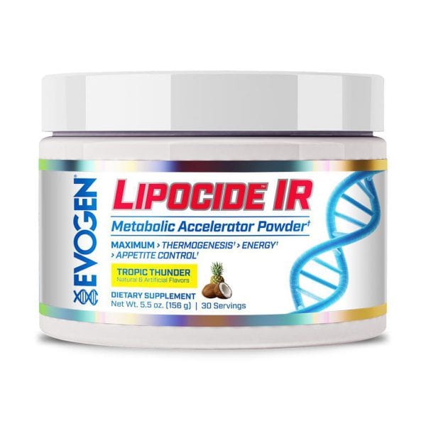 Evogen Lipocide IR 30 servings / Tropical Thunder Fat Burning Powder